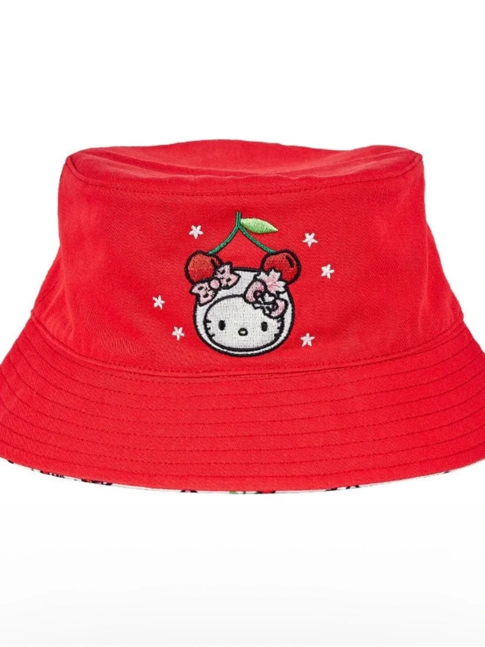 Tokidoki Cherry Hello Kitty Reversible Bucket Hat